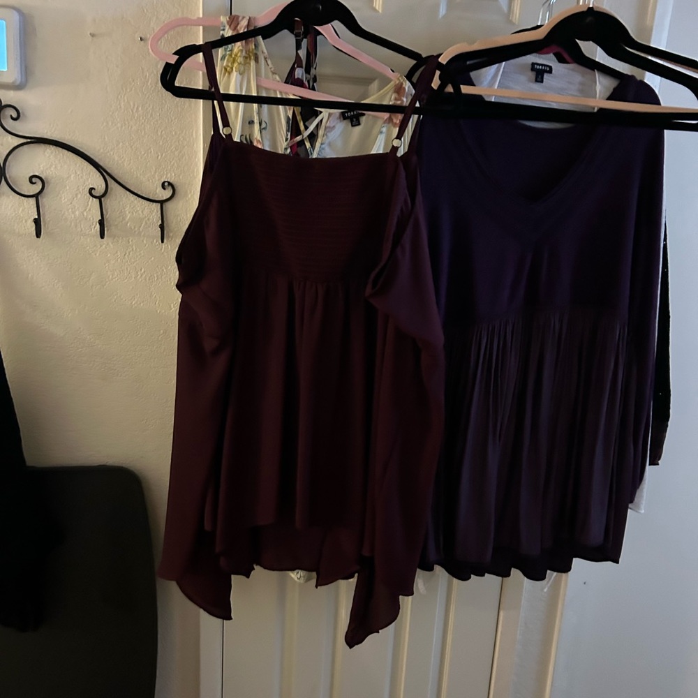 Torrid Burgandy dressy tank 5X